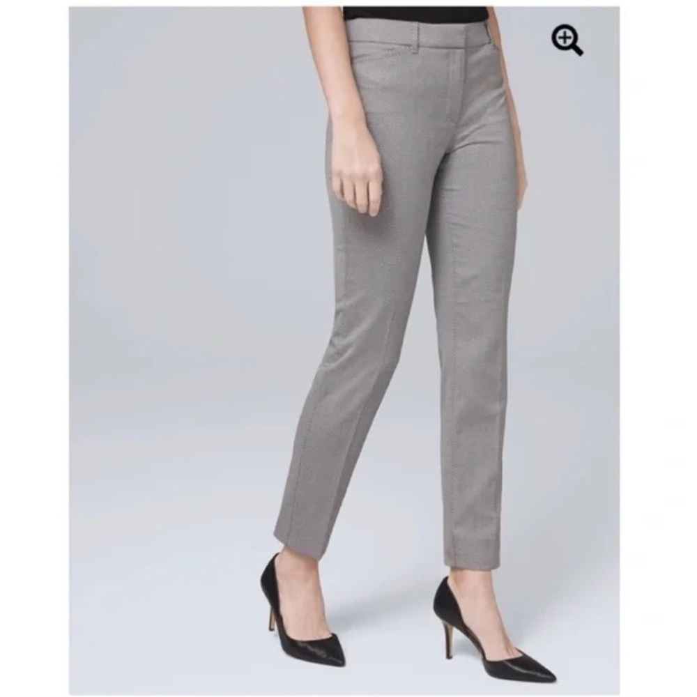 White House Black Market Grey The Slim Ankle Trousers
